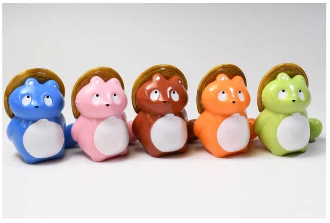 【cookie賊賊玩具】TOYS CABIN 心不在焉狸貓公仔 狸貓 扭蛋 轉蛋 小全五款