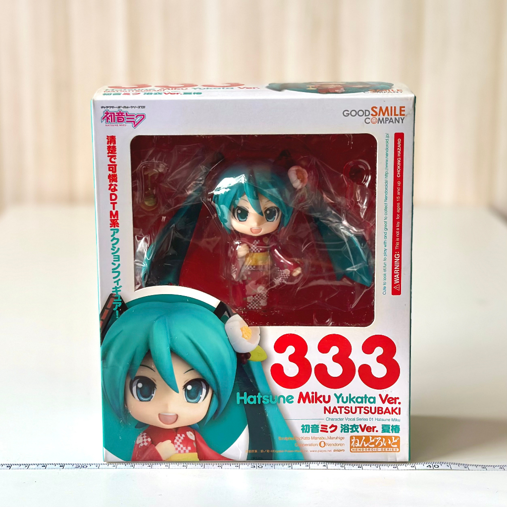 🇯🇵吼皮玩具🇯🇵 初音未來 和服ver. 夏椿 GSC 黏土人 333 初音 MIKU Q版 可動 公仔 日版 現貨