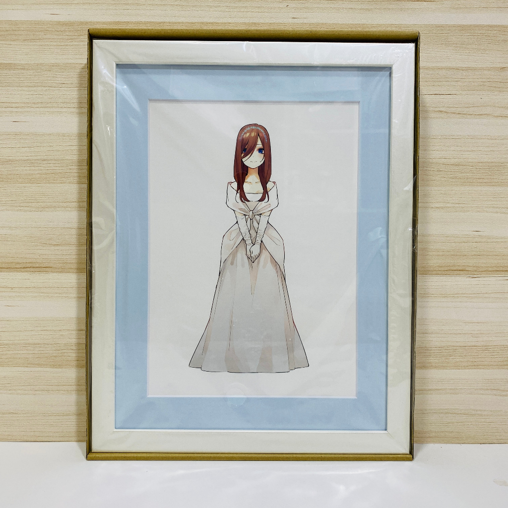 🇯🇵吼皮玩具🇯🇵 夢幻逸品 五等分的新娘 展 限量 複製原畫 畫框 中野 三玖 婚紗 新娘服 五等分的花嫁 日版 現貨