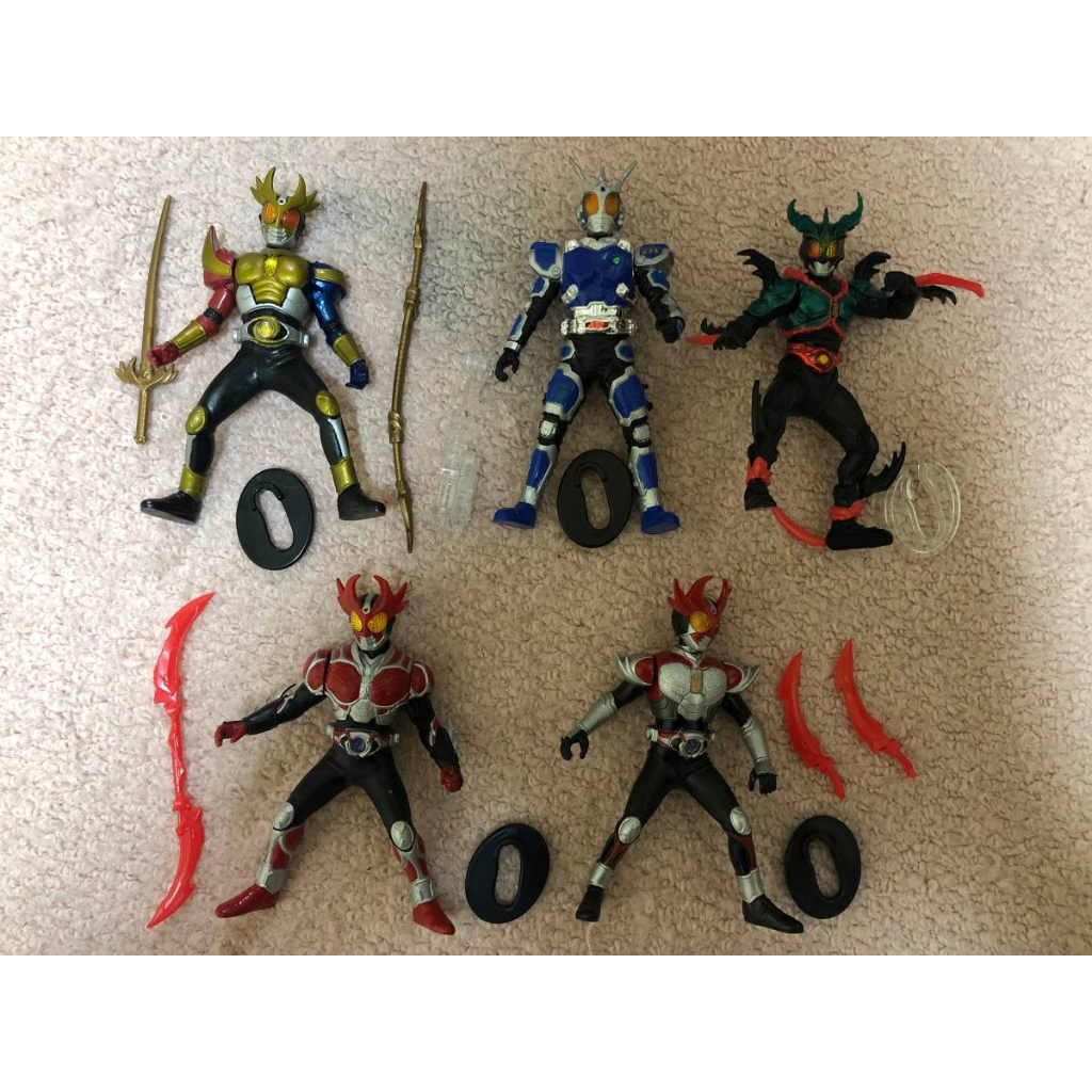 🇯🇵吼皮玩具🇯🇵 絕版 假面騎士 AGITO 日版 食玩 盒玩 扭蛋 公仔 東映 BANDAI 景品 4款合售 老物