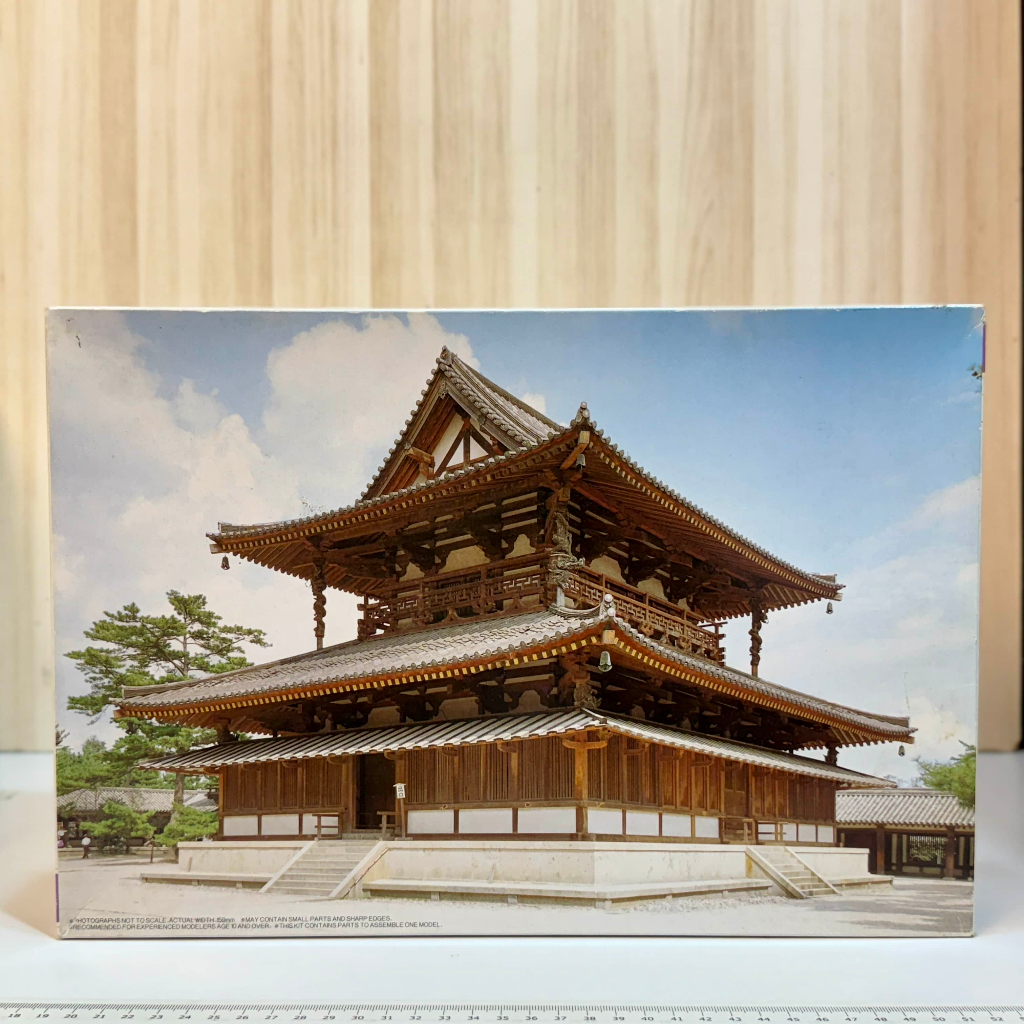 🇯🇵吼皮玩具🇯🇵 絕版 FUJIMI 法隆寺 金堂 1/150 建築系列 NO.3 歷史 場景 組裝 模型 道具 老物