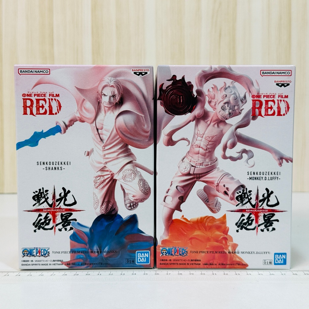 🇯🇵吼皮玩具🇯🇵 航海王 魯夫 紅髮傑克 日版 金證 戰光絕景 公仔 尼卡 FILM RED SHANKS 海賊王 景品