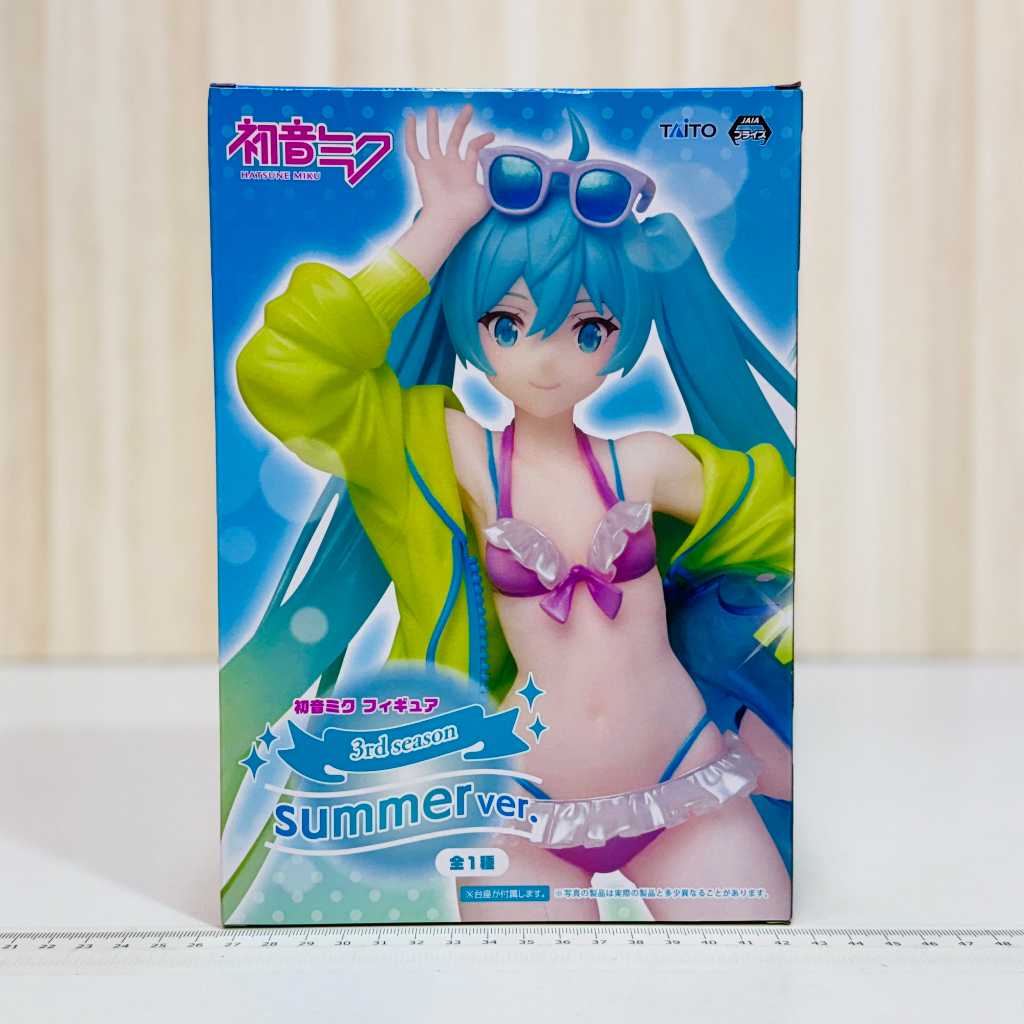 ????吼皮玩具???? 初音未來 日版 夏季 泳裝 限定 公仔 3rd season summer 美少女 TAITO 景品