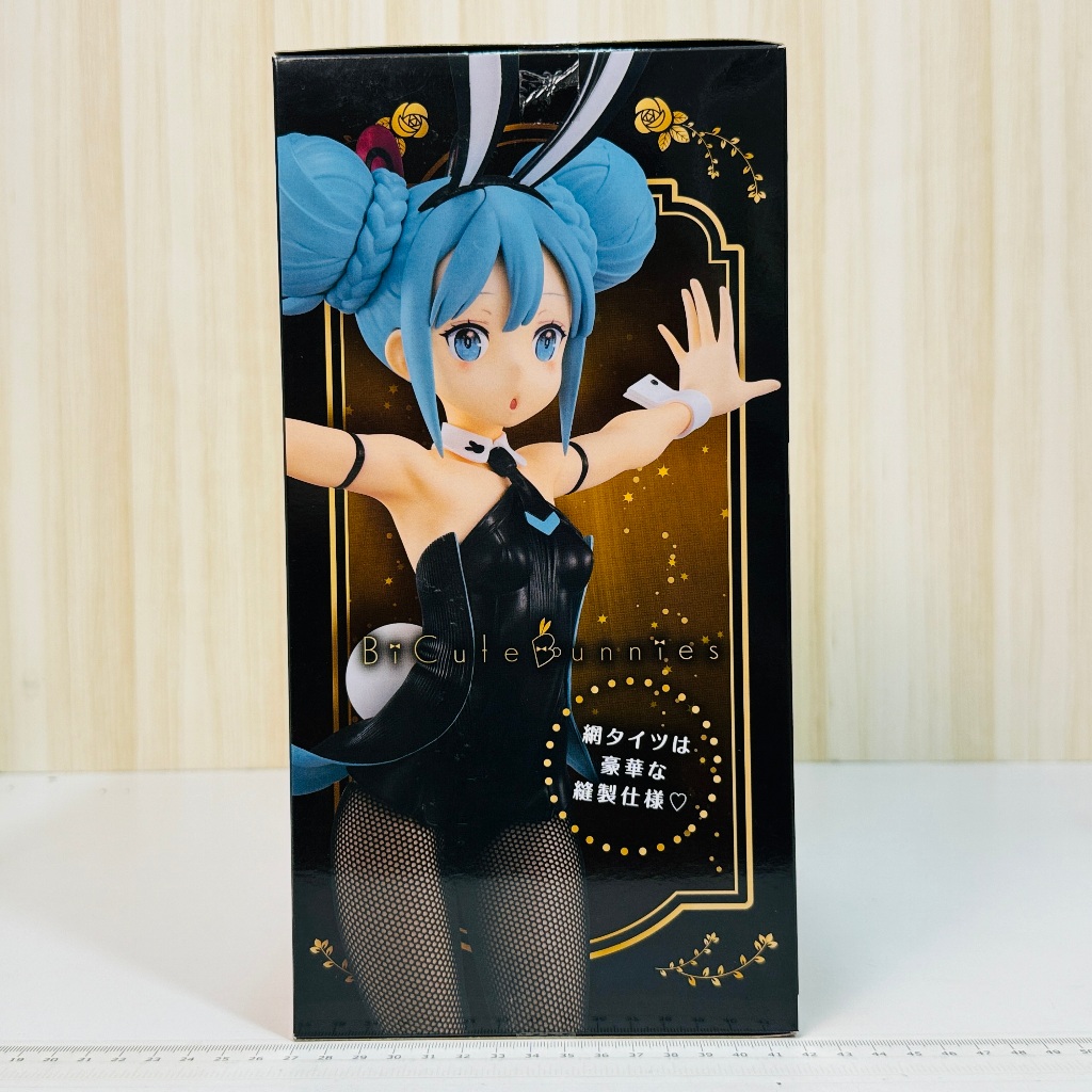 🇯🇵吼皮玩具🇯🇵 初音未來 兔女郎 黑色 日版 巨無霸 31cm 公仔 BiCute Bunnies FuRyu 景品