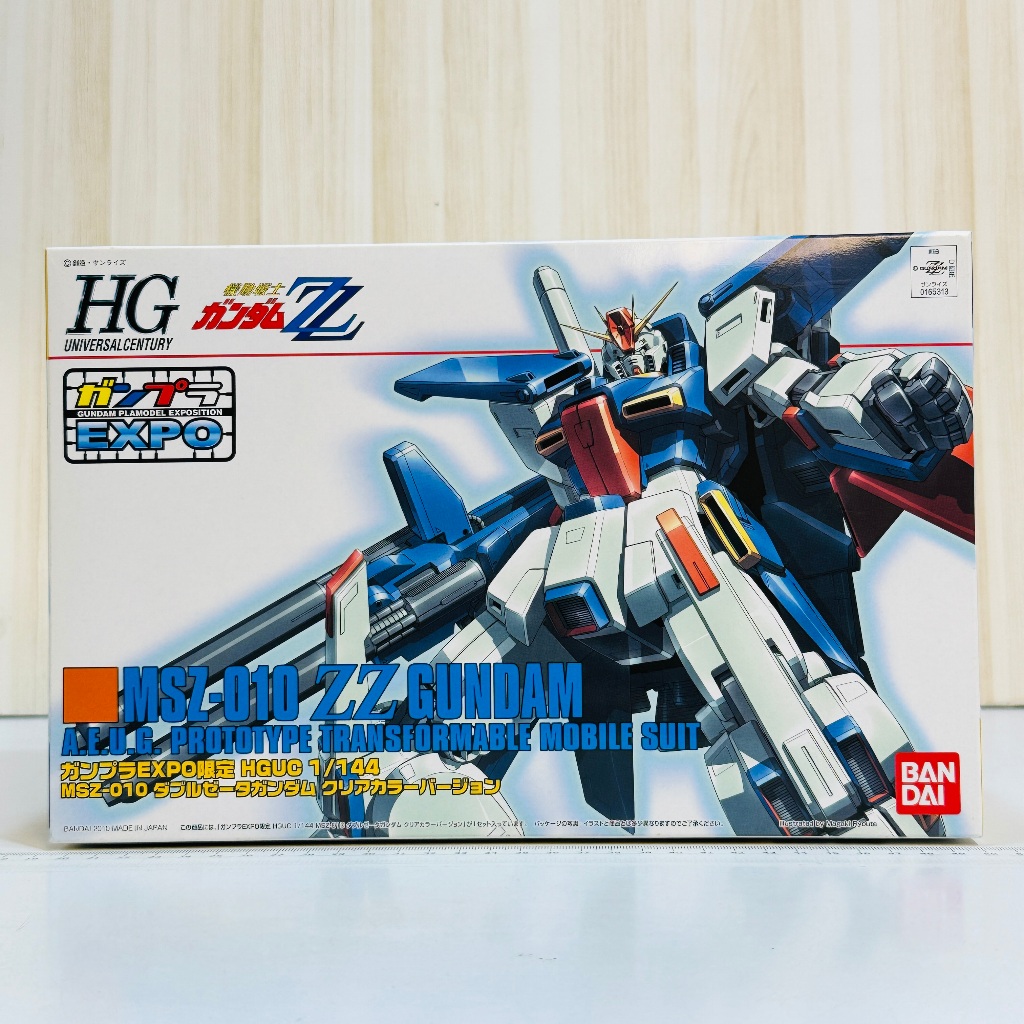 🇯🇵吼皮玩具🇯🇵 絕版 EXPO 限定 ZZ 鋼彈 日版 HG DOUBLE ZETA GUNDAM 透明色 萬代 模型