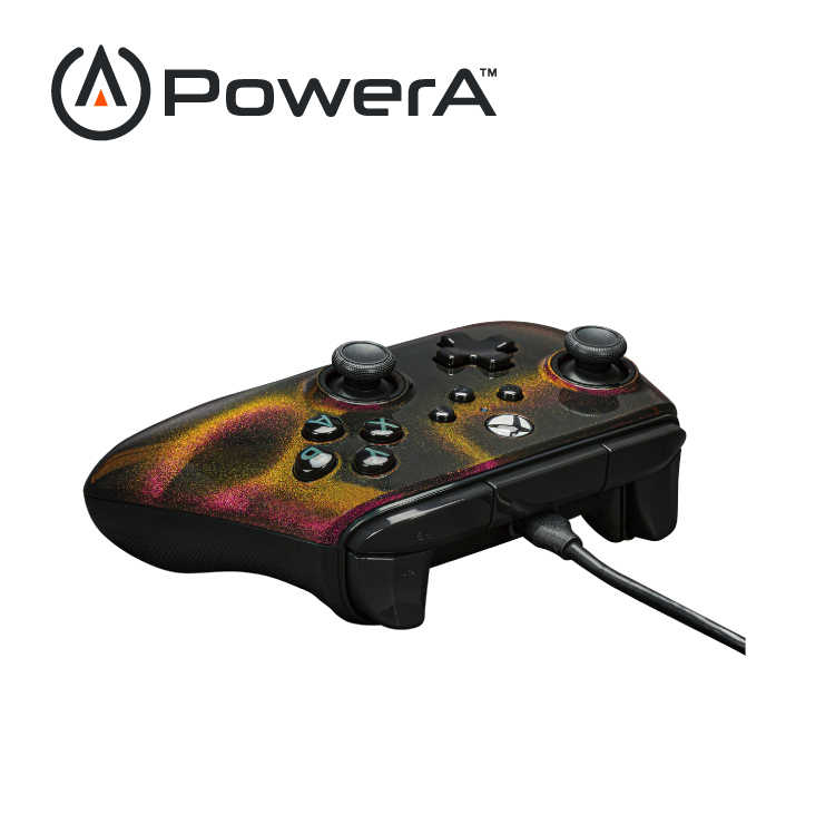 【PowerA】|XBOX 官方授權|可調增強款有線遊戲手(XBGP0219-01)-星空