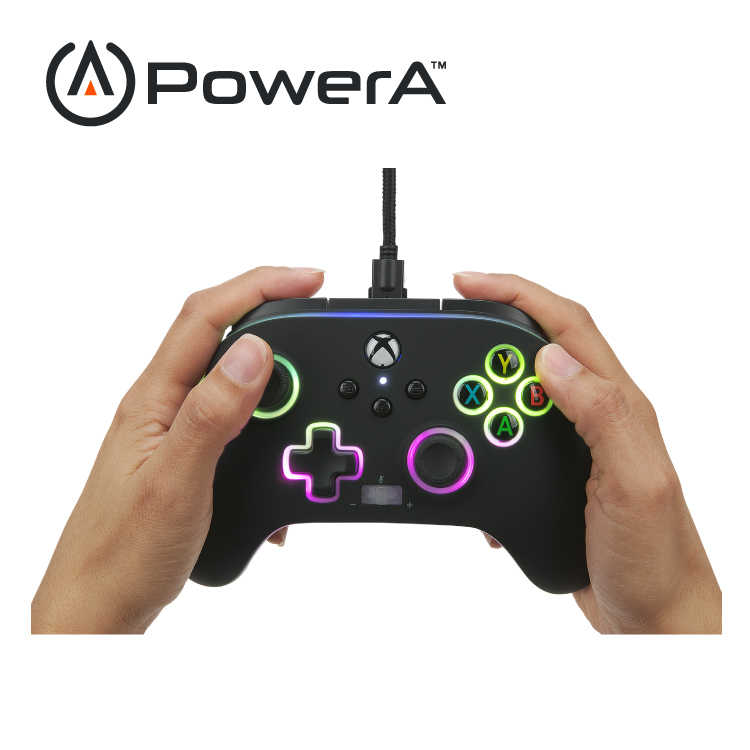 【PowerA】|XBOX 官方授權|炫光增強款有線遊戲手把(1522360-01)