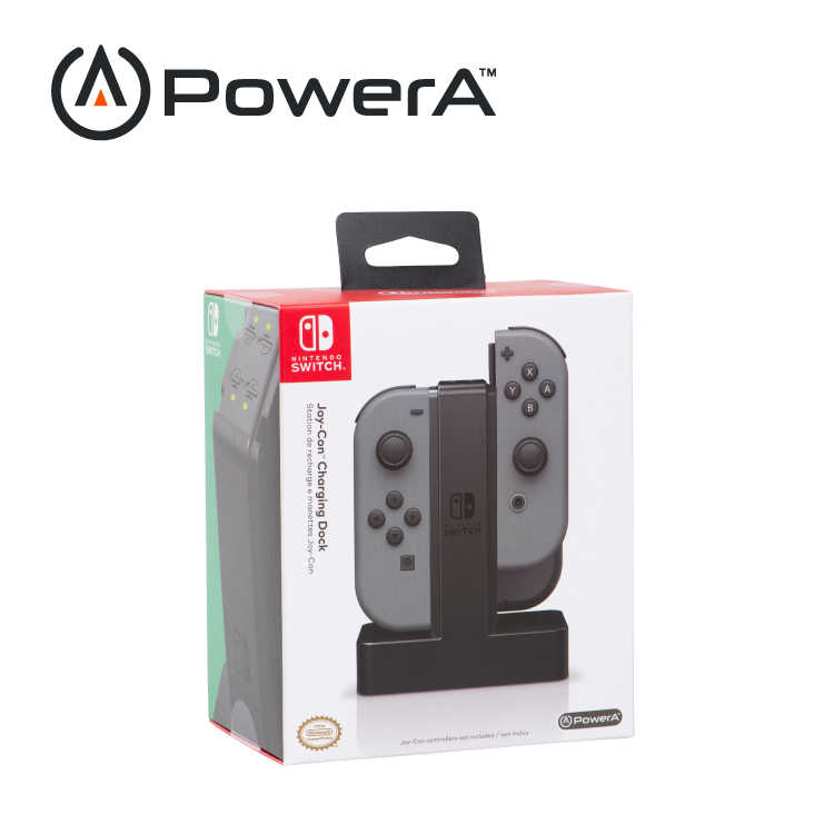 【PowerA】|任天堂官方授權|Joy-Con 四合一手把充電座(1501406-02)