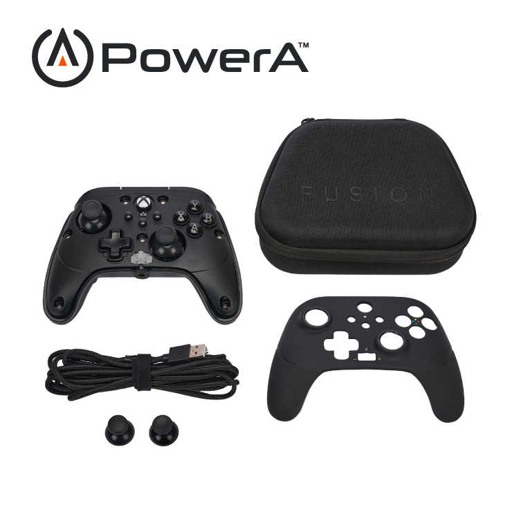 【PowerA】|XBOX 官方授權|菁英款有線遊戲手把(XBGP0062-01) - 黑色