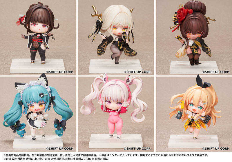 【高雄冠軍】24年11月預購 Hobby sakura 盒玩 勝利女神 妮姬 SAC Q版公仔 6入套組 附特