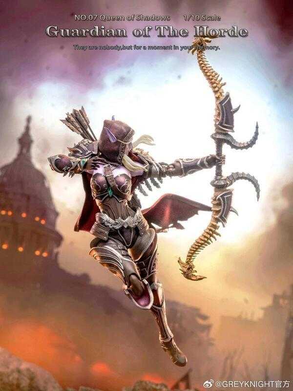 【高雄冠軍】 7月預購 灰騎士 1/10 部落守衛-07 暗影女王 希瓦娜斯 風行者0402