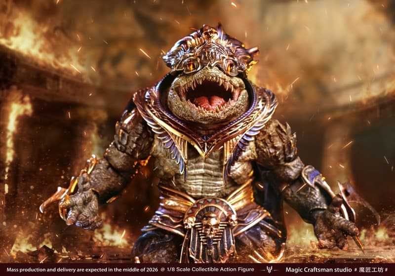 【高雄冠軍】26年第三季預購 魔匠工坊 亂神殿系列 原創鱷魚 埃及 索貝克 荒漠巨鱷 1/12 可動 免訂金0129