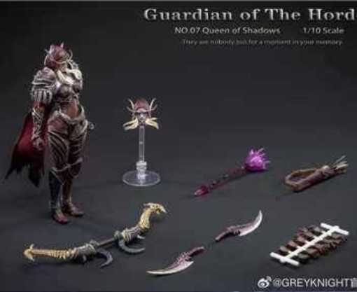 【高雄冠軍】 7月預購 灰騎士 1/10 部落守衛-07 暗影女王 希瓦娜斯 風行者0402