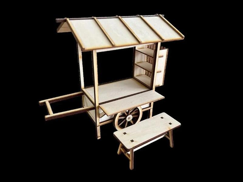 【高雄冠軍】25年7月預購 コバアニ模型工房 組裝模型 1/12 屋台 攤販車 免訂金0604