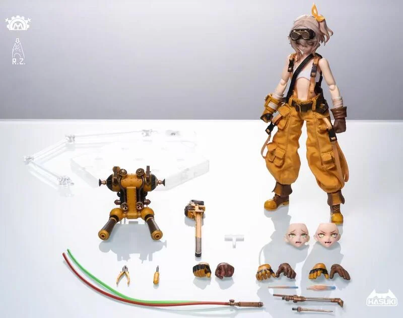 【高雄冠軍】24年第三季預購 HASUKI 神貓跳動 Pocket Art PA007 機械師 菲奧娜1/12