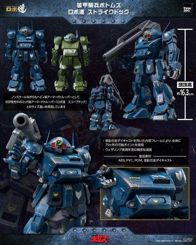【高雄冠軍】25年第四季預購 threezero ROBO道 裝甲騎兵VOTOMS 強襲犬 免訂金0801
