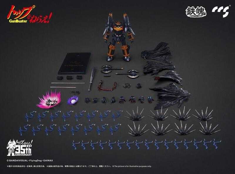 【高雄冠軍】24年第一季預購 CCSTOYS 鐵魄 勇往直前 35th 鋼巴斯塔 鋼巴斯達 GunBuster 免訂金