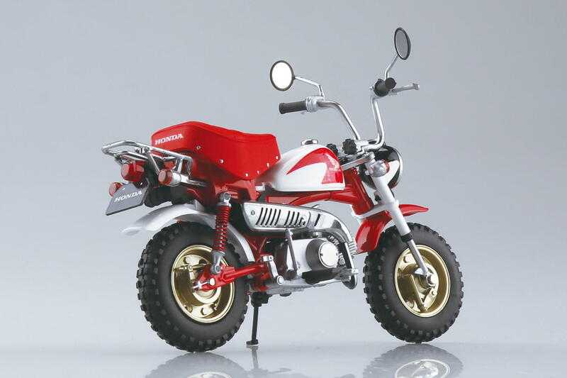 【高雄冠軍】24年12月預購 青島 1/12 機車 Honda 本田 猴子 特別版 沙斯塔白x紅色 完成品 免訂金