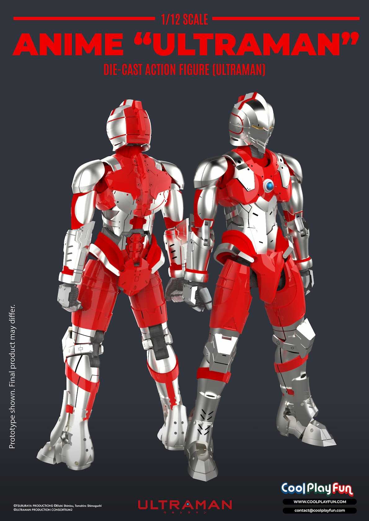 【高雄冠軍】24年1月預購 coolplayfun 超人力霸王 ULTRAMAN 奧特曼裝甲 1/12合金完成品