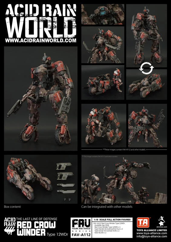 【高雄冠軍】24年9月預購TOYS ALLIANCE 酸雨戰爭 FAV-A112 赤鴉溫德12式WDr 免訂金