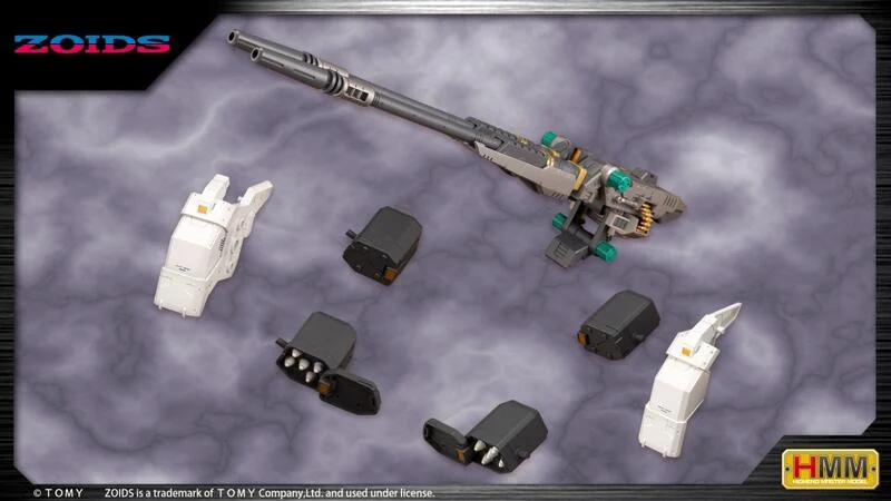 【高雄冠軍】23年11月預購 壽屋 模型 1/72 ZOIDS 洛伊德 雙聯狙擊步槍＆AZ5雙聯裝導彈艙套裝 再版