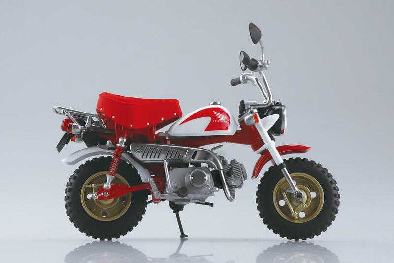 【高雄冠軍】24年12月預購 青島 1/12 機車 Honda 本田 猴子 特別版 沙斯塔白x紅色 完成品 免訂金