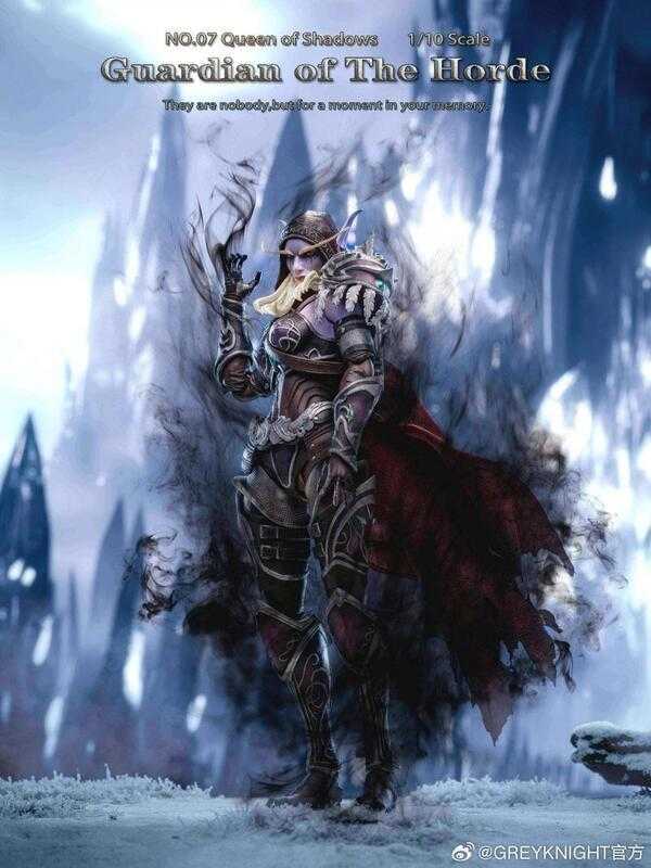 【高雄冠軍】 7月預購 灰騎士 1/10 部落守衛-07 暗影女王 希瓦娜斯 風行者0402