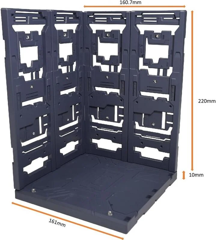 【高雄冠軍】24年4月預購 WONDER WAY 1/100 1/144 模型通用 LED 格納庫 灰色無塗裝 免訂金