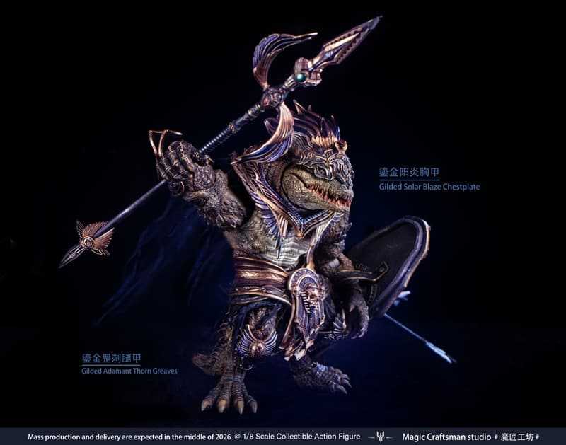 【高雄冠軍】26年第三季預購 魔匠工坊 亂神殿系列 原創鱷魚 埃及 索貝克 荒漠巨鱷 1/12 可動 免訂金0129