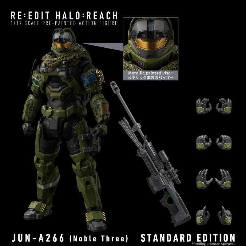 【高雄冠軍】24年12月預購 千值練 RE:EDIT 1000Toys HALO 最後一戰 JUN-A266 貴族3號