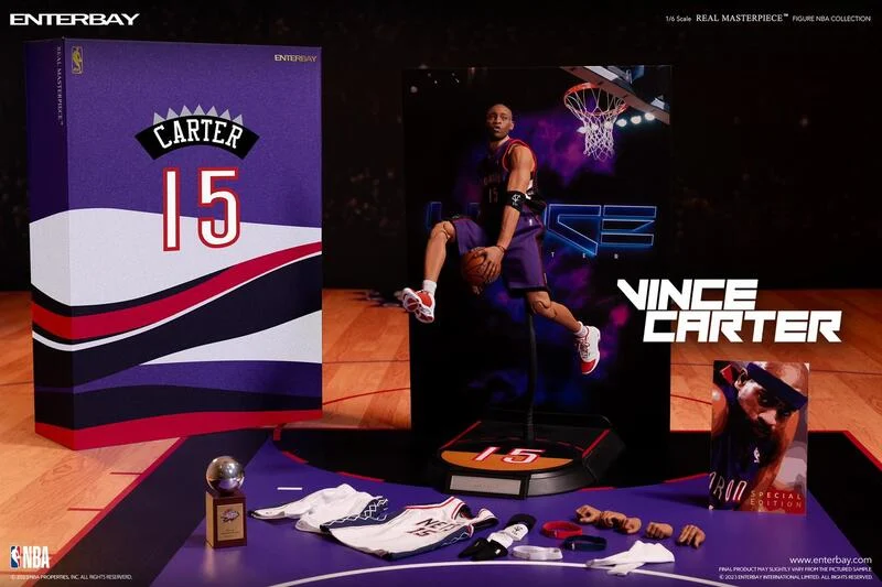 【高雄冠軍】23年第四季預購ENTERBAY NBA暴龍隊/籃網隊 1/6 Vince Carter 文斯 卡特1011