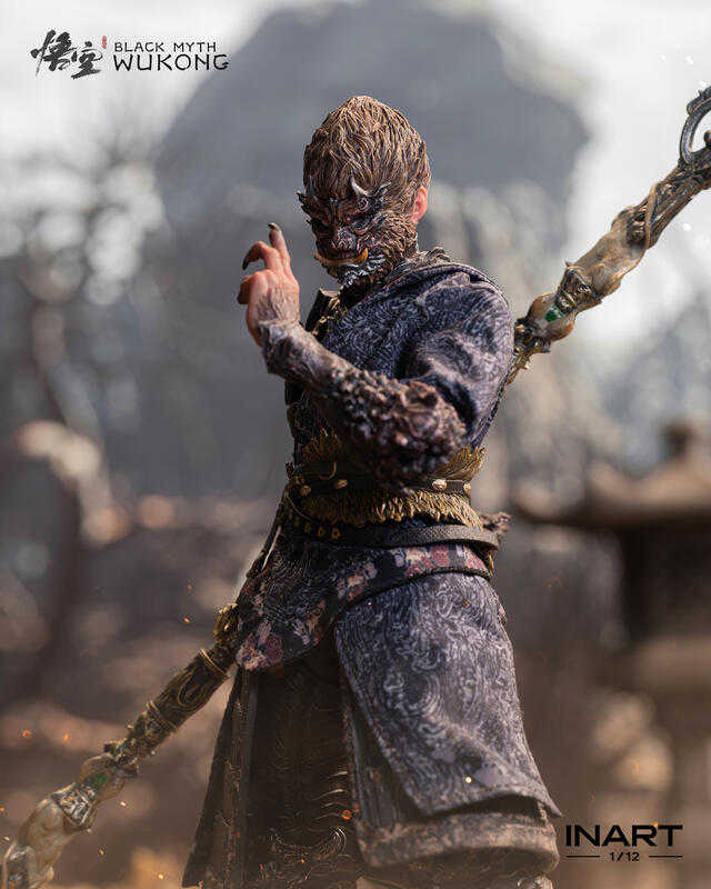 【高雄冠軍】第四季預購 InArt 1/12 黑神話 孫悟空 黑悟空 青銅盔甲 高級版 免訂金【高雄冠軍】第四季預購 I