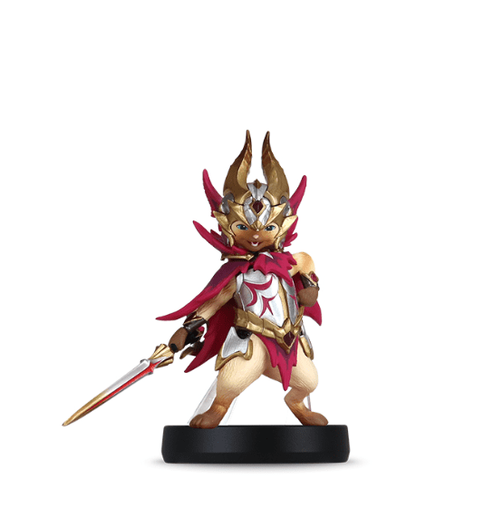 amiibo 爵銀龍／隨從加爾克「爵銀龍×犬」／隨從艾路「爵銀龍×貓」（魔物獵人 崛起：破曉系列）