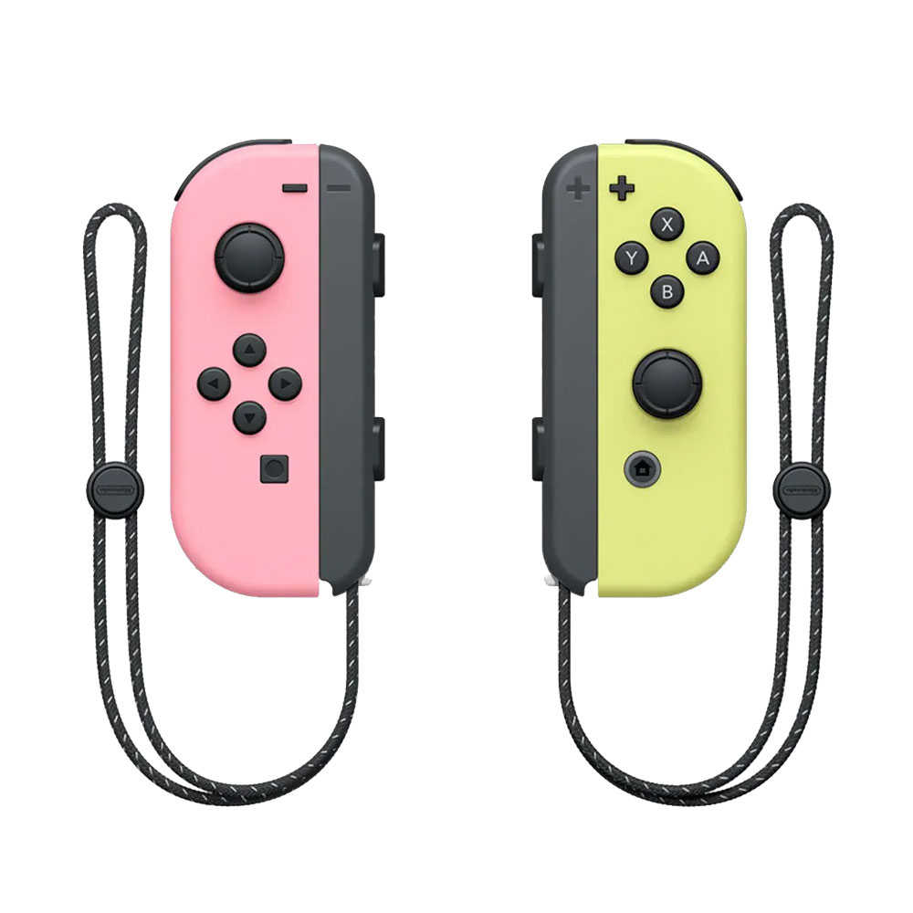 NS周邊 Joy-Con (L/R)【淡雅粉紅/淡雅黃】《台灣公司貨》