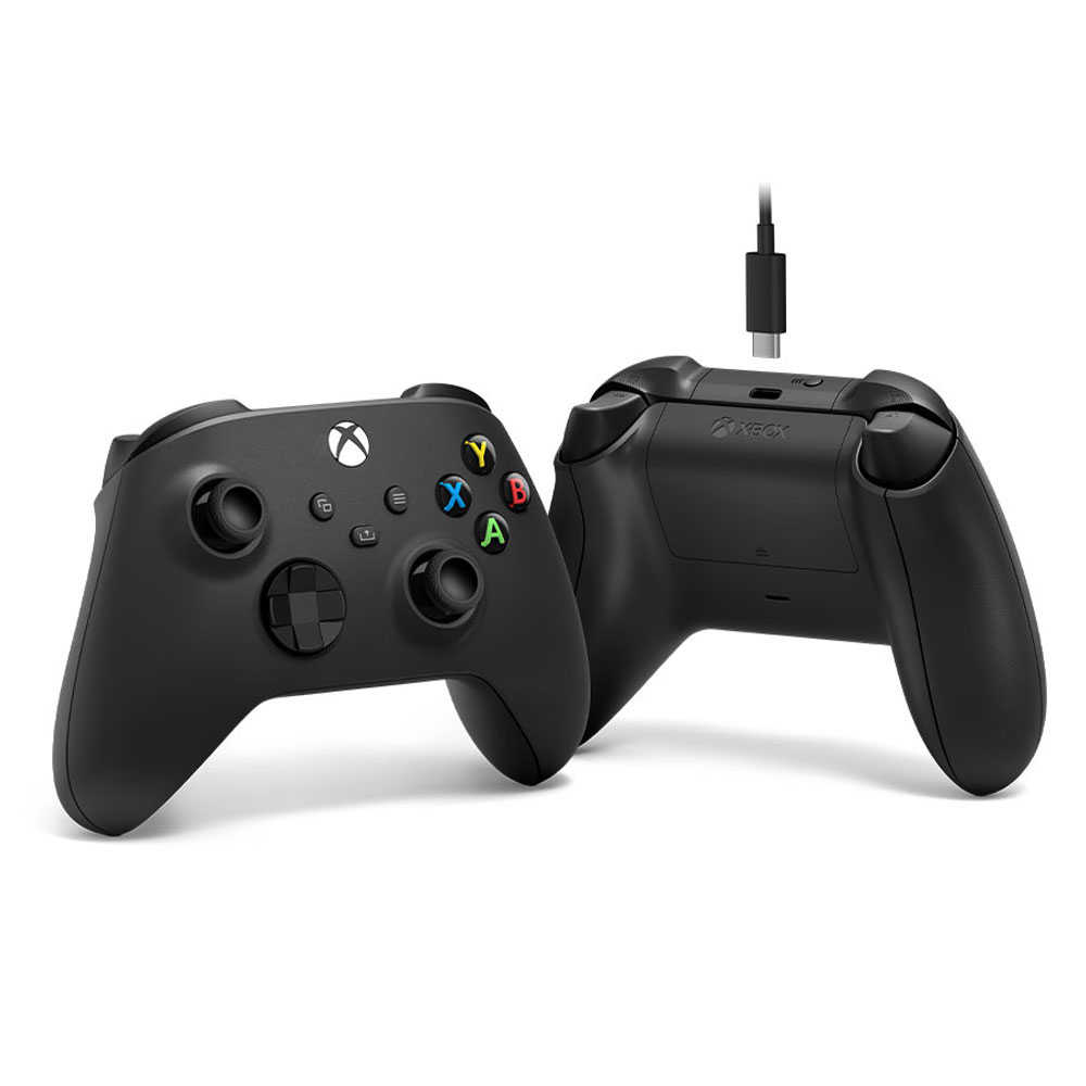 Xbox周邊 Xbox 無線控制器 黑色 + USB-C 連接線