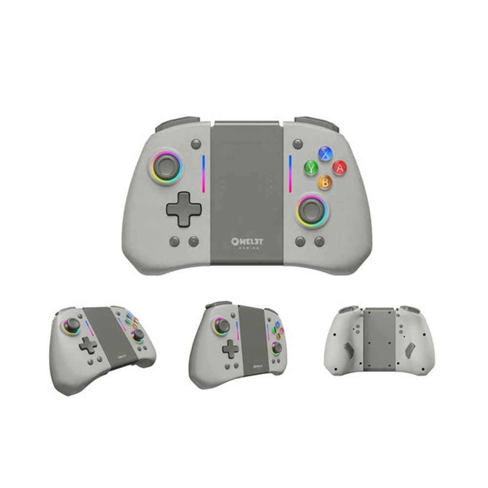 NS周邊 Omelet Switch Pro+遊戲控制器《皓月灰》