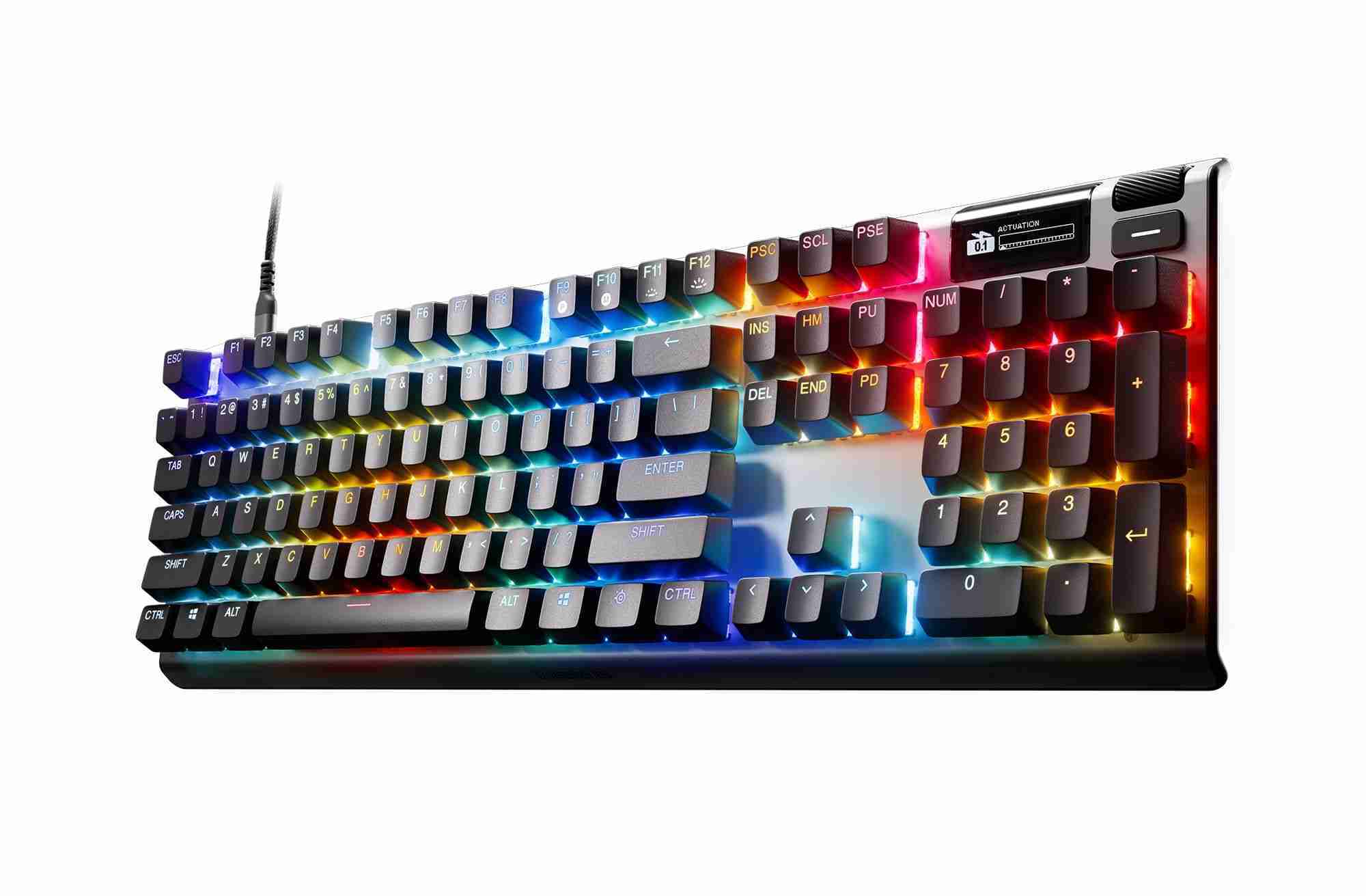 SteelSeries賽睿Apex Pro Gen 3有線電競鍵盤-英文+ T1鍵帽