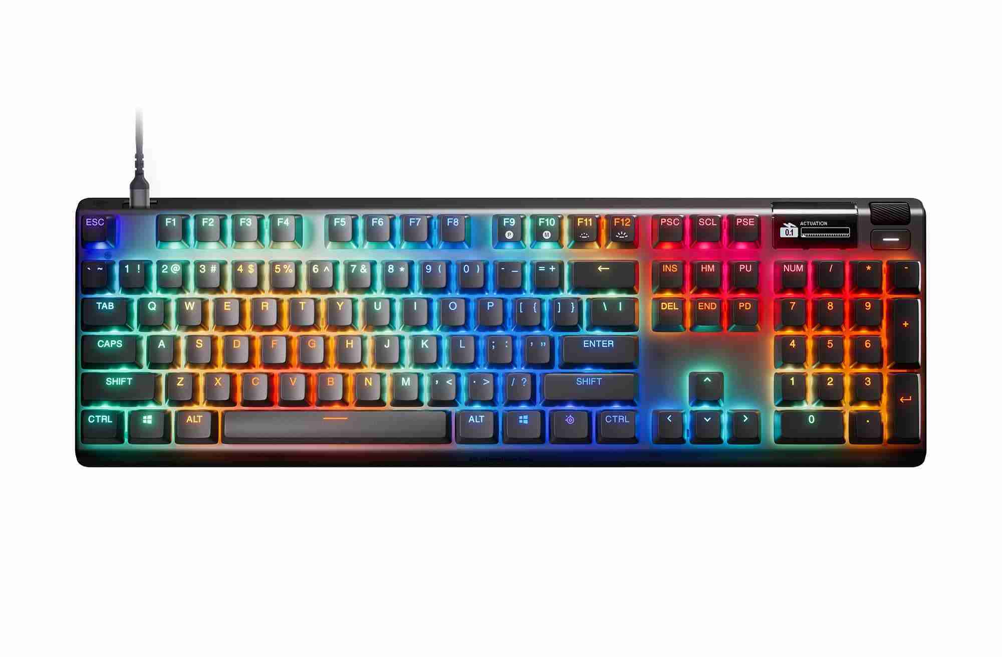 SteelSeries賽睿Apex Pro Gen 3有線電競鍵盤-英文+ T1鍵帽