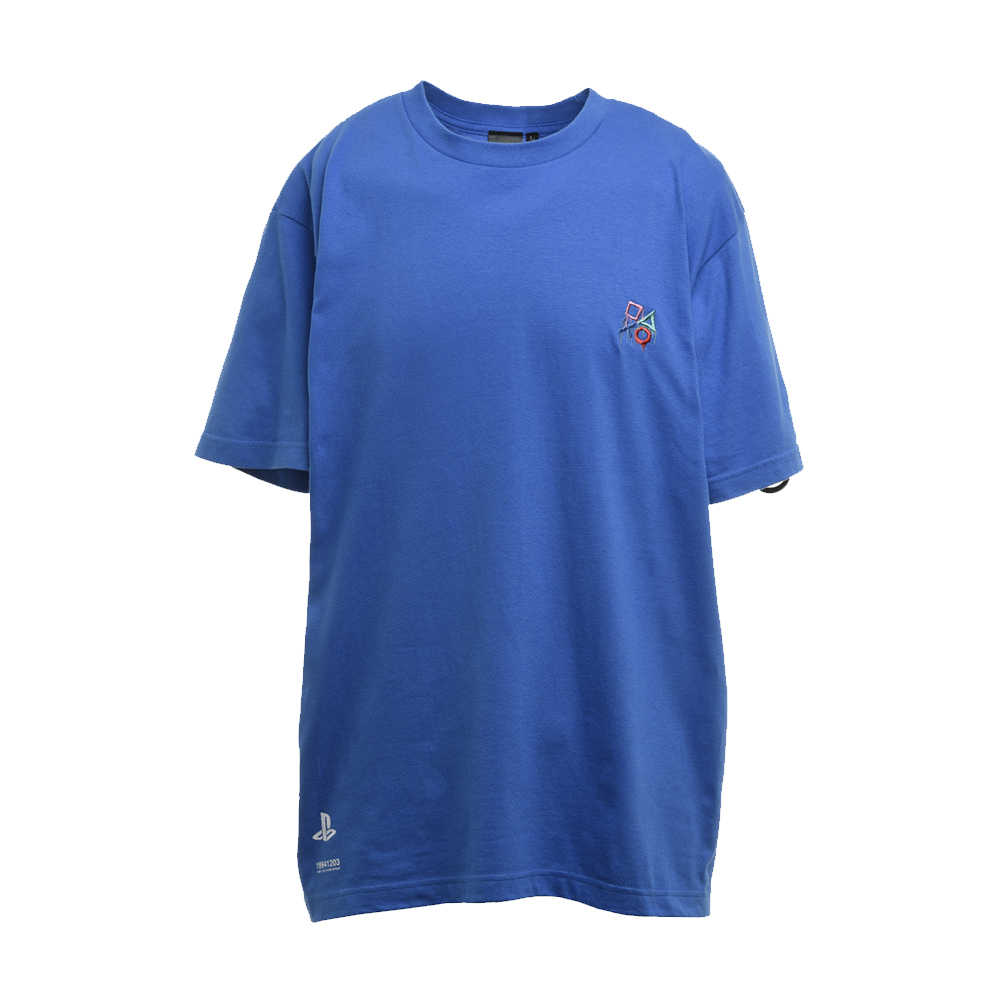 PlayStation噴繪藝術T恤-藍