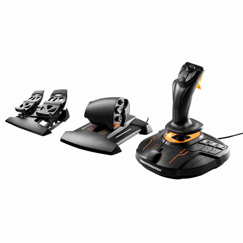 圖馬斯特THRUSTMASTER T.16000M FCS Hotas Flight Pack (飛行搖桿+節流閥+腳踏)