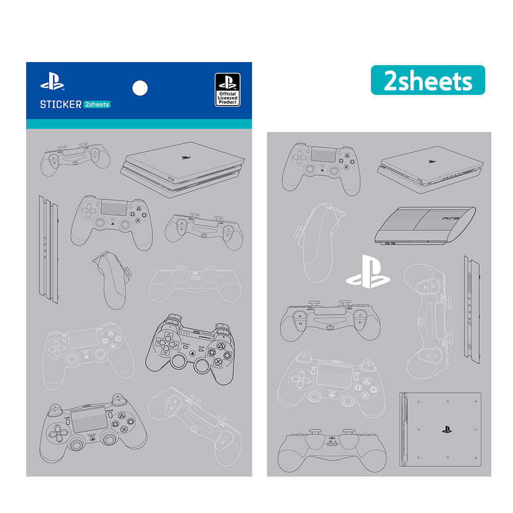 PlayStation OLP 貼紙_大(硬體，白)