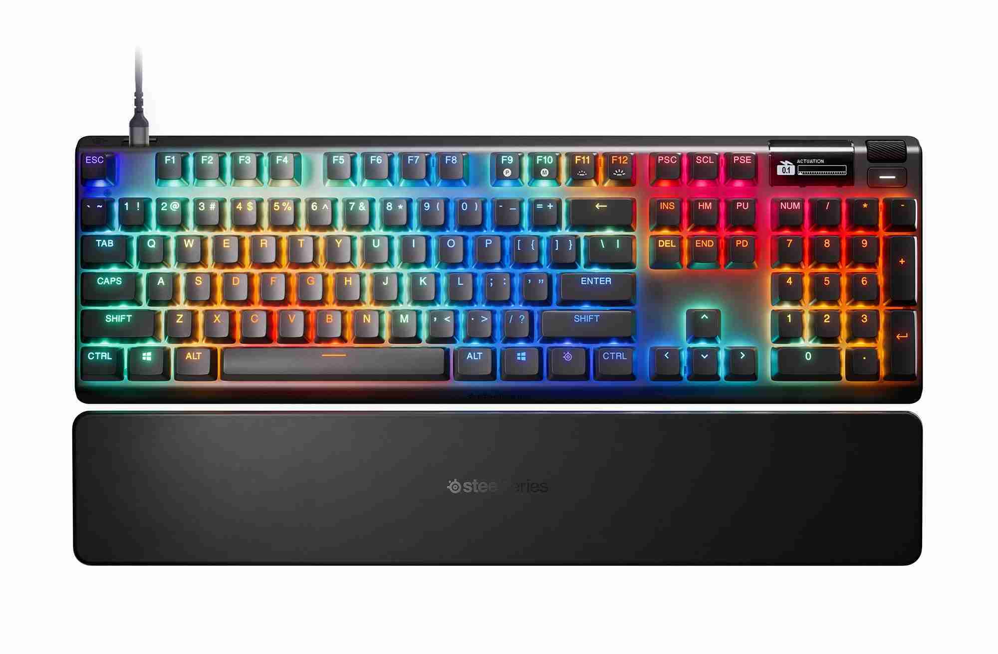 SteelSeries賽睿Apex Pro Gen 3有線電競鍵盤-英文+ T1鍵帽