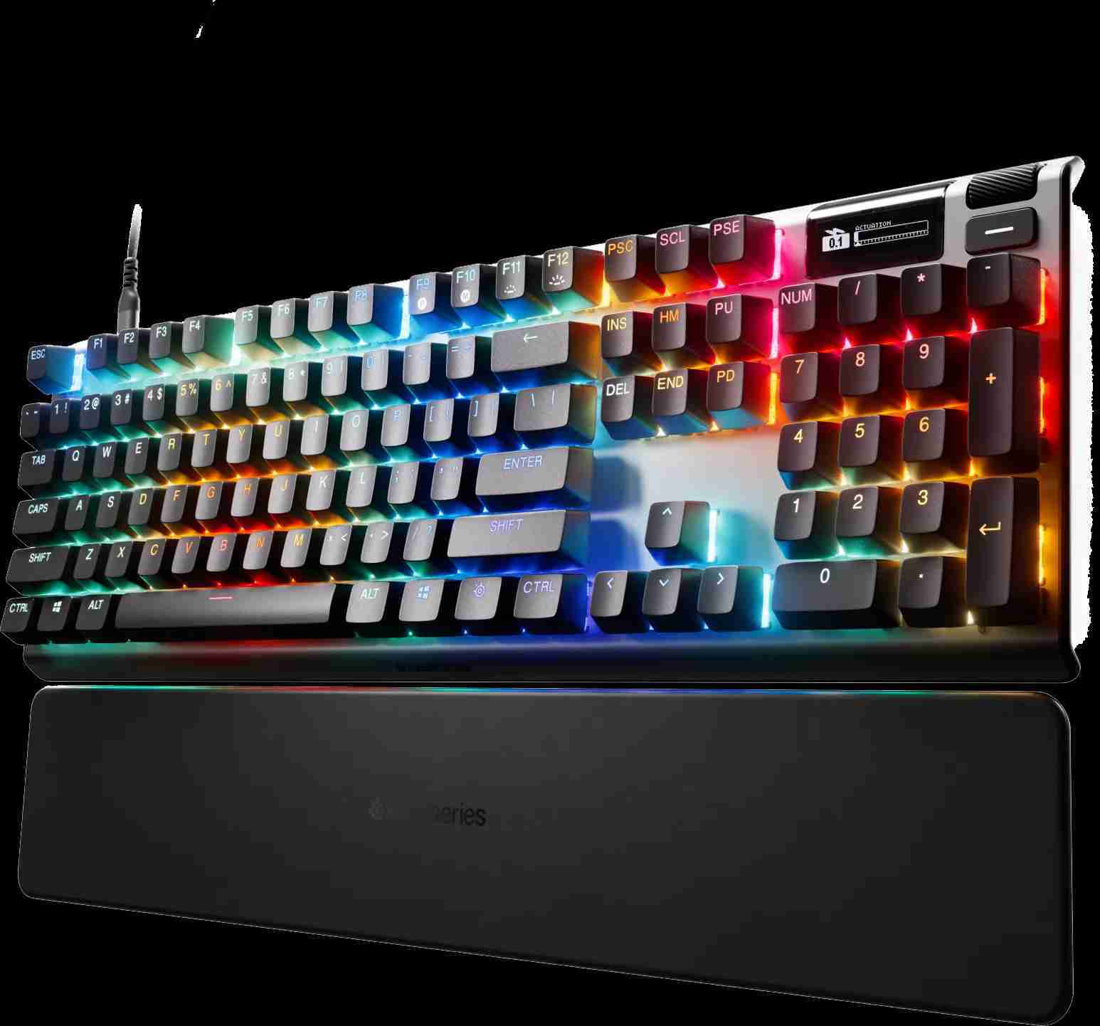 SteelSeries賽睿Apex Pro Gen 3有線電競鍵盤-英文+ T1鍵帽