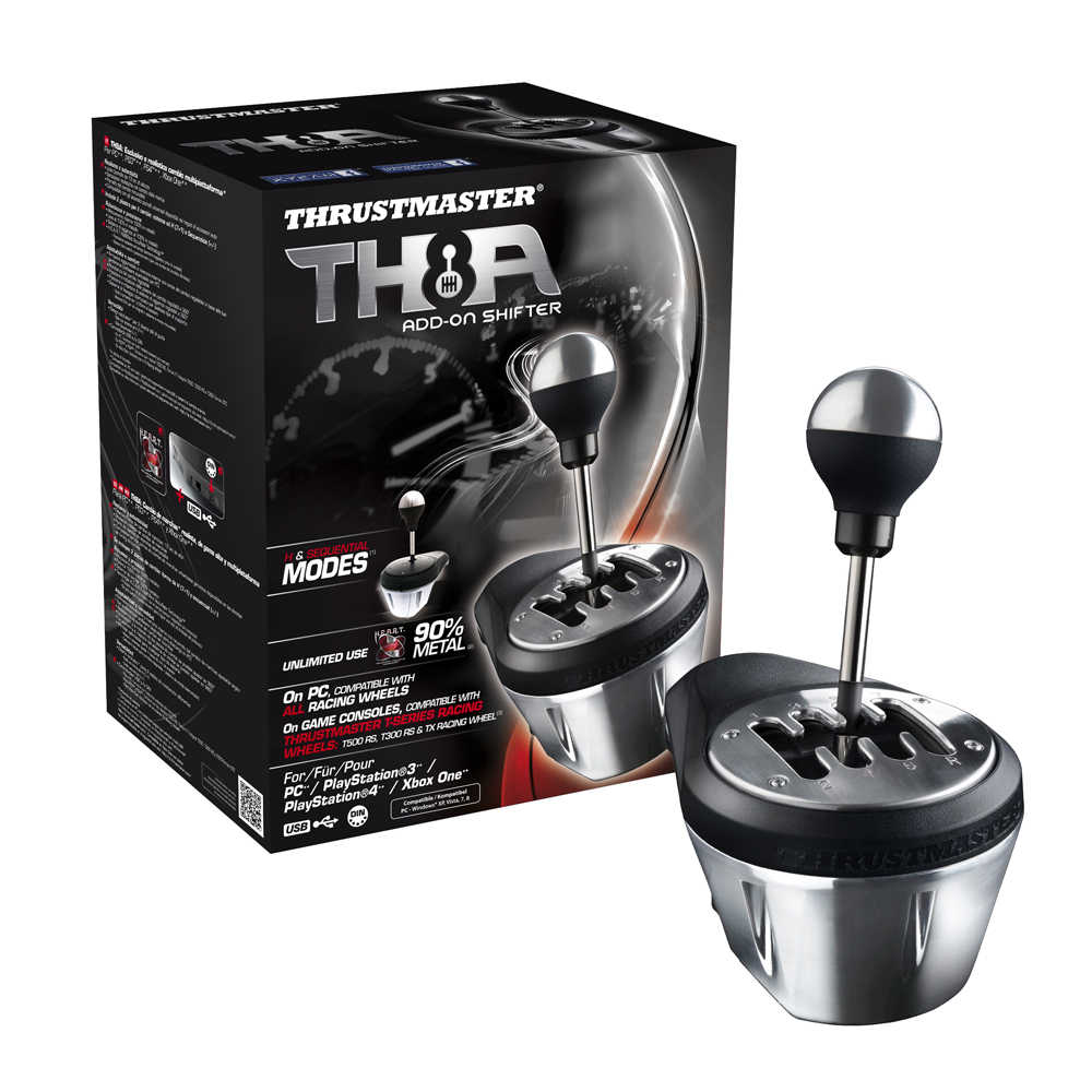 圖馬斯特THRUSTMASTER T300RS方向盤+TH8A 排檔桿