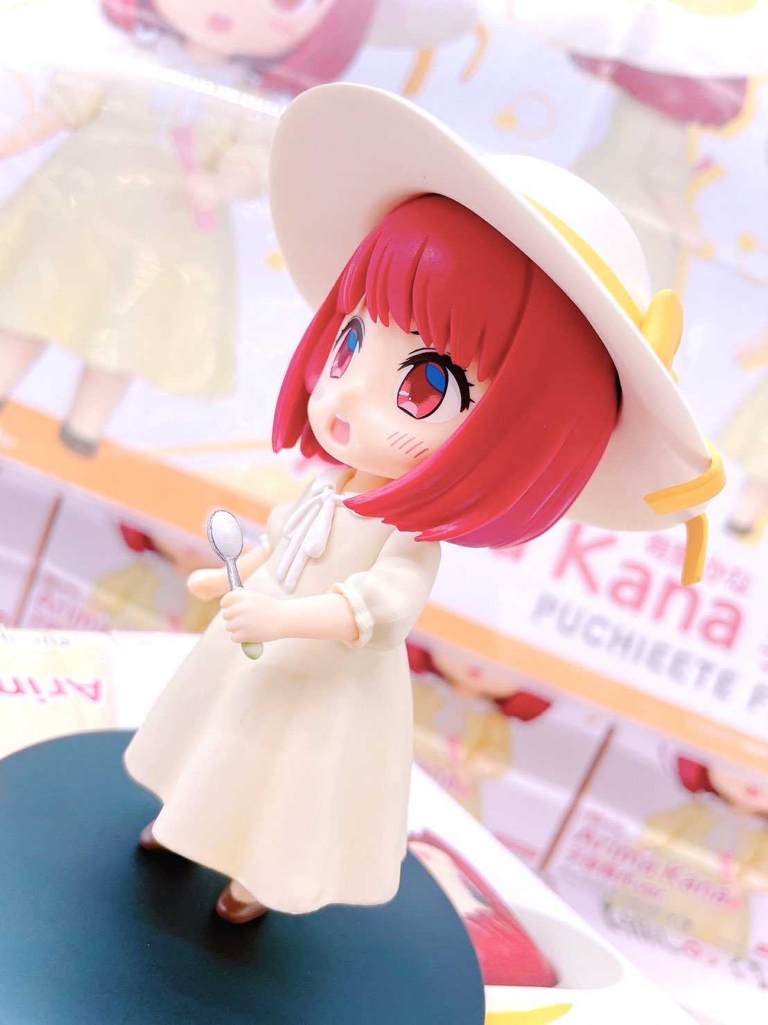 《夏本舖》日版 TAITO PUCHIEETE 我推的孩子 有馬佳奈 童星時代 Q版 公仔 妹妹頭 遮陽帽 少女 景品