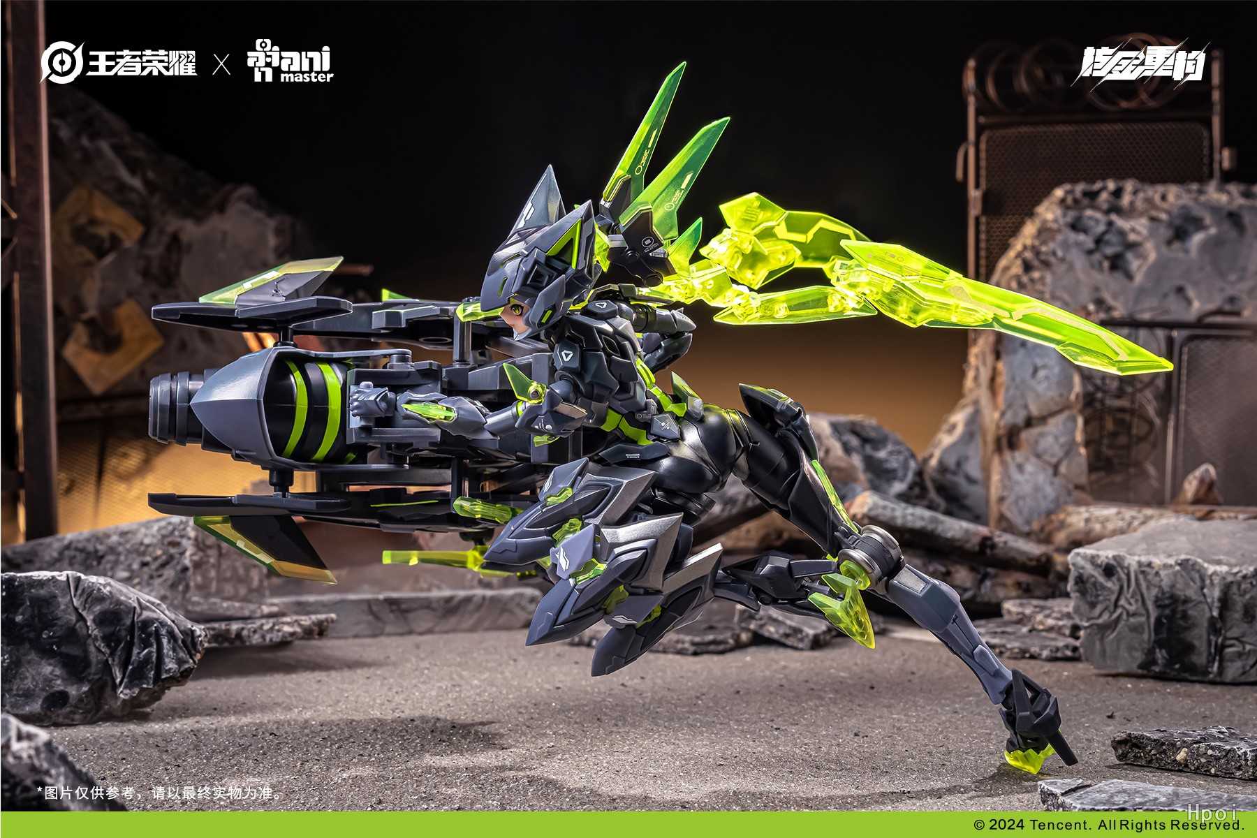 《夏本舖》現貨 大漫匠 AniMester 核金重構 王者榮耀 孫尚香 末日機甲型態 1/12 極速摩托 組裝 模型