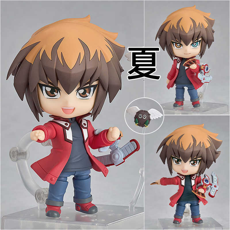 《夏本舖》代理 GSC 黏土人 2382 遊戲王GX 遊城十代 決鬥盤 卡牌 羽翼栗子球 校服 雙色髮 異色瞳 Q版