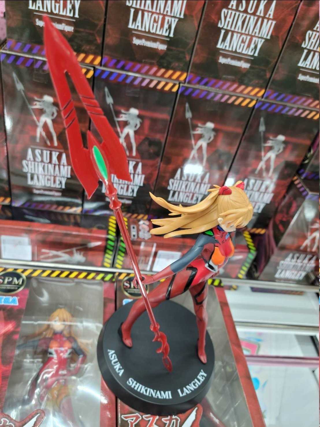 《夏本舖》日版 SEGA SPM 新世紀福音戰士 明日香 卡西烏斯槍 劇場版 機娘 緊身衣 駕駛員 戰鬥服 EVA 景品