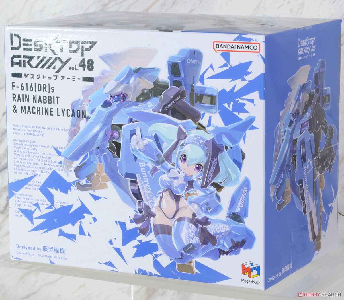 《夏本舖》代理 MegaHouse DESKTOP ARMY F-616[DR]s 藍雨納比特 機械萊卡翁 桌面 武裝