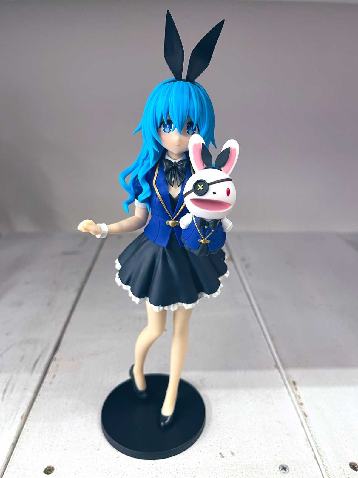 《夏本舖》代理 BANPRESTO G\u0026G 約會大作戰 氷芽川四糸乃 兔子 手偶 四糸奈 兔耳 溫柔 小天使 藍色 景品